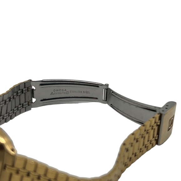 Vintage Omega Seamaster Date Gold Plated Quartz Watch - Picture 5 of 6